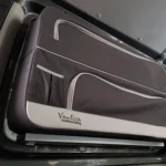 VanEssa pannier VW anthracite in VW bus without paneling aluminum strip