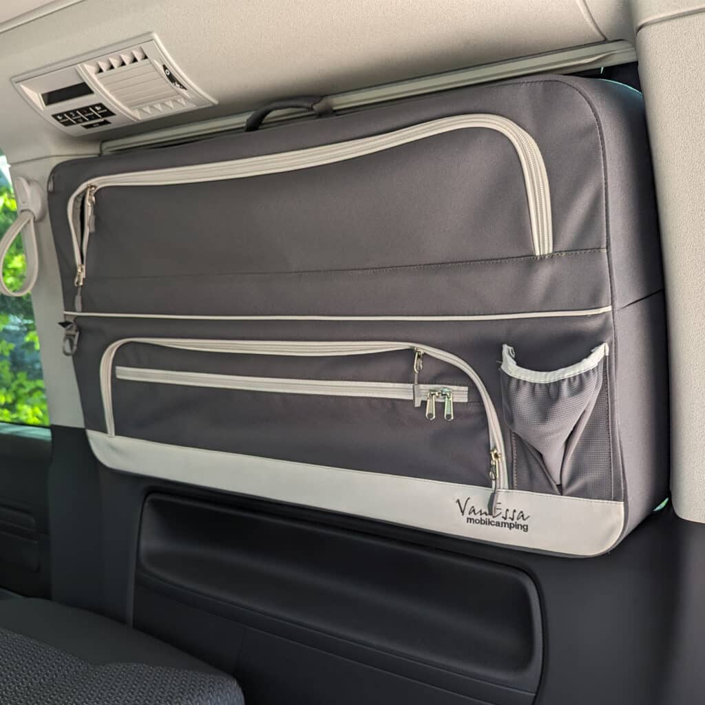 VanEssa pannier bag VW T5 T6 anthracite passenger side