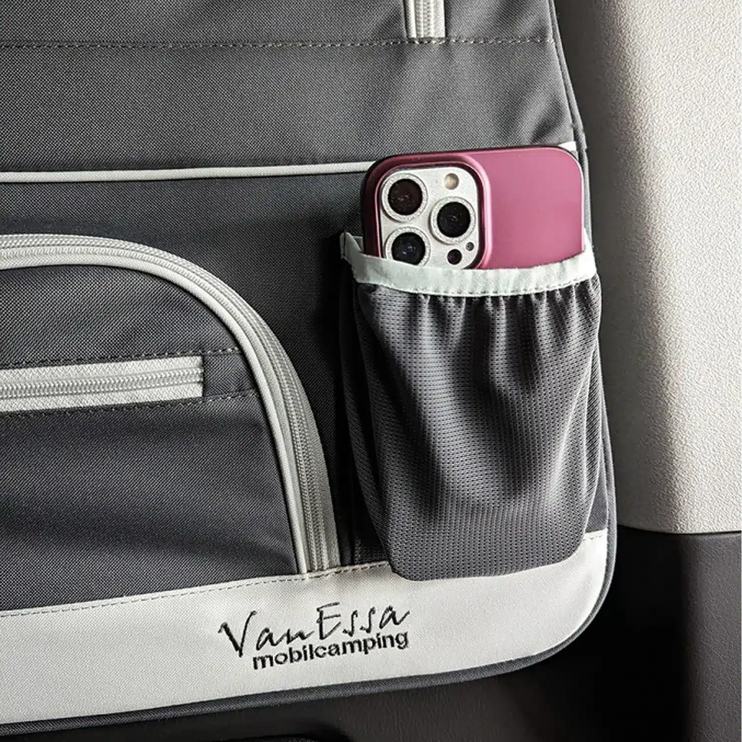 VanEssa pannier VW anthracite cell phone holder