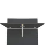 Klapptisch in Graphit an VanEssa Modulturm von unten