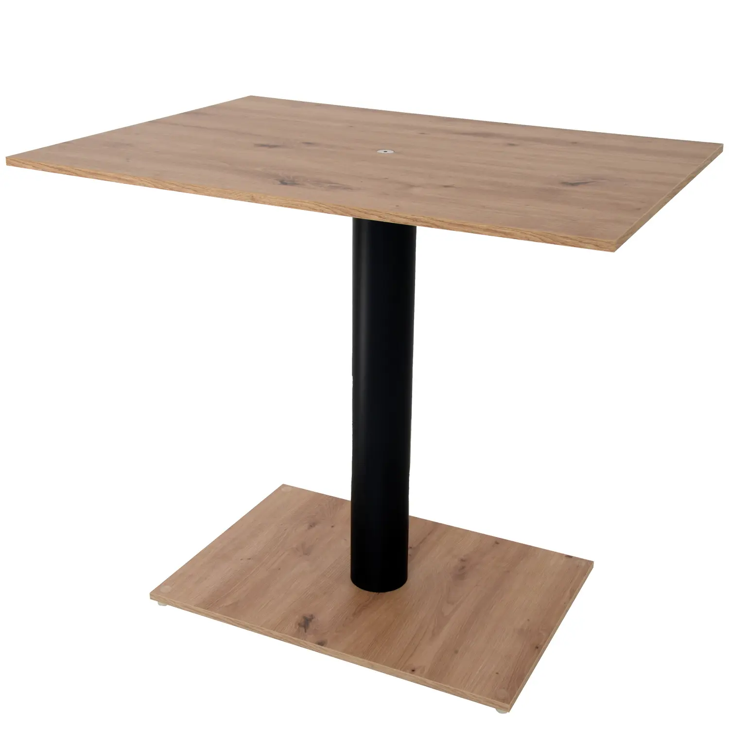 VanEssa Campingtisch Wildeiche aufgebaut