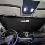 Thermal mats blackout Black Edition VW Caddy Ford Tourneo Connect windshield