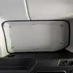 Thermal mats blackout Black Edition VW Caddy Ford Tourneo Connect rear window inside gray