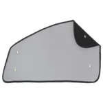 VanEssa thermal mats blackout Black Edition VW Caddy, Tourneo Connect front single mat gray side