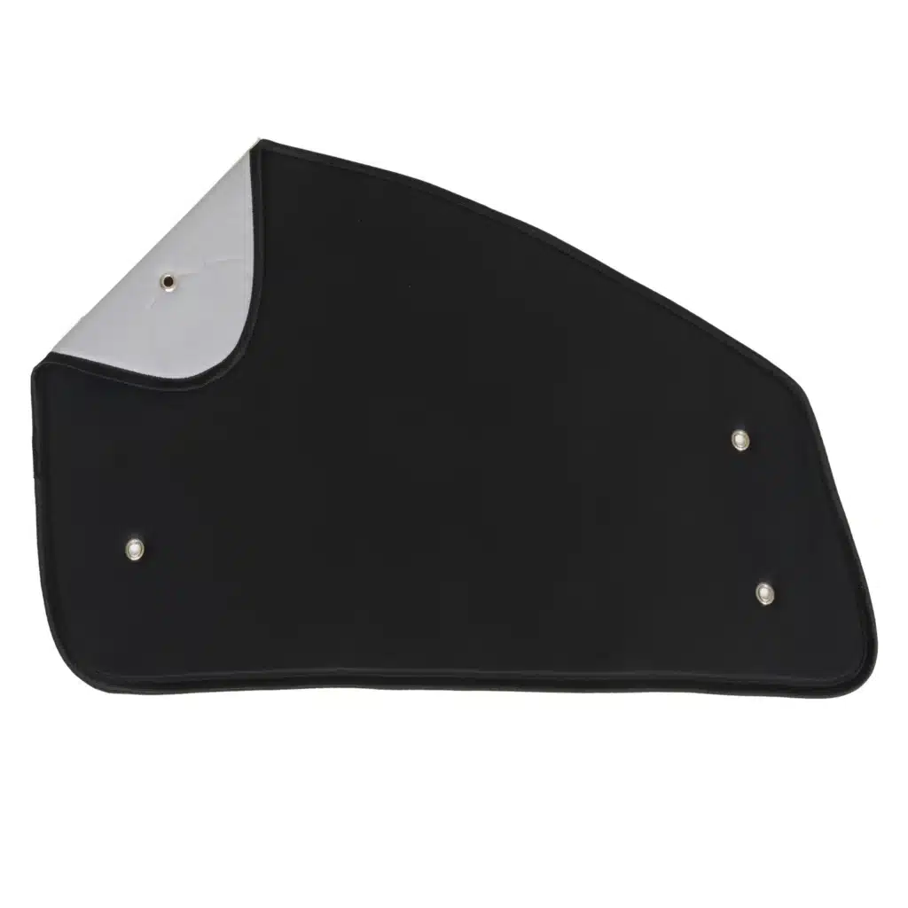 VanEssa Thermomatten Verdunklung Black Edition VW Caddy, Tourneo Connect Front Einzelmatte schwarze Seite