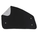 VanEssa thermal mats blackout Black Edition VW Caddy, Tourneo Connect front single mat black side