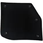 Verdunklung Thermomatten Black Kia PV5 Schwarze Seite mit schwarzen Saugnäpfen