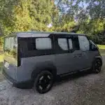 Verdunklung Thermomatten Black Kia PV5 von aussen seitlich