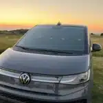 Thermal mats blackout Black Edition VW T7 front view