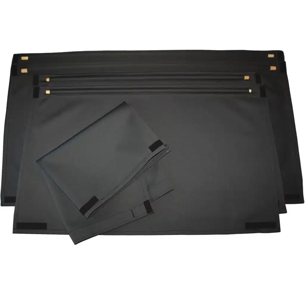 Textil Verdunklung Vorhaenge VW T5 T6 5-tlg Set