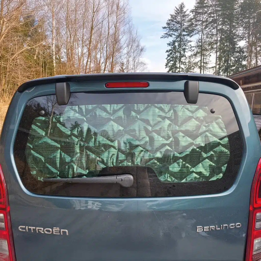 VanEssa Thermomatten Verdunklung Berlingo 3, Rifter, Combo E, Proace City Verso, Doblo 3 Heckklappe außen