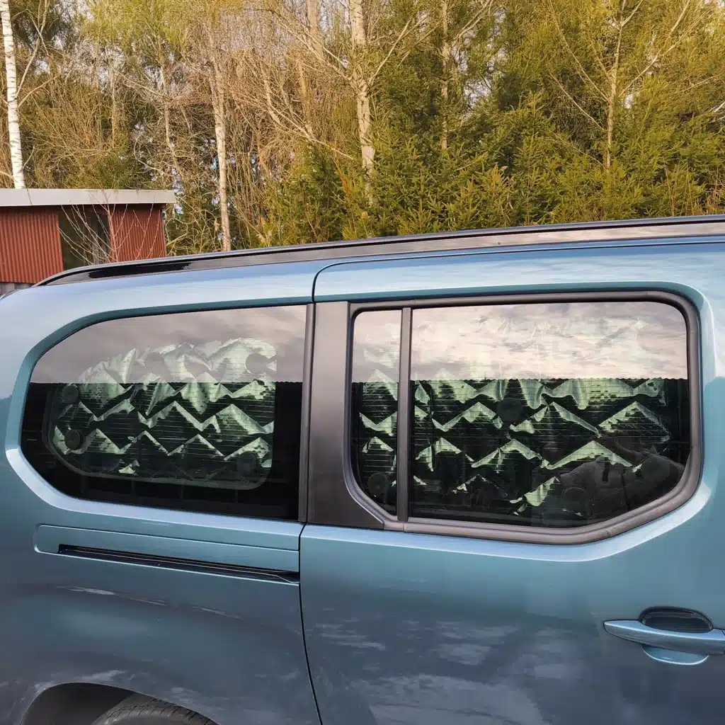 VanEssa Thermomatten Verdunklung Berlingo 3, Rifter, Combo E, Proace City Verso, Doblo 3 Heckfenster XL außen