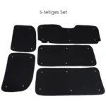 Thermomatten Verdunklung schwarz-Silber fuer PSA Stellantis Vans 5-teiliges Set