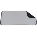 Thermomatten Verdunklung schwarz-Silber fuer PSA Stellantis Vans Silberseite