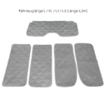 VanEssa Thermomatten Verdunklung PSA Stellantis Vans Komplettset lange Länge