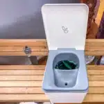 Trelino Evo M Trenn-Toilette geoeffnet