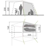 Innenzelt VAUDE Drive Vaude als Campingzubehör für Vans