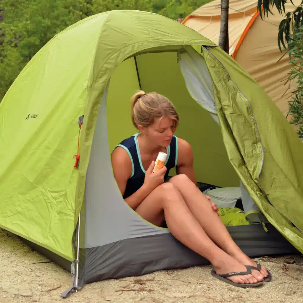 Vaude Campo Compact tent on vacation