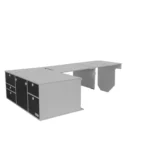 VanEssa sleeping system removed to the rear kitchen on the right