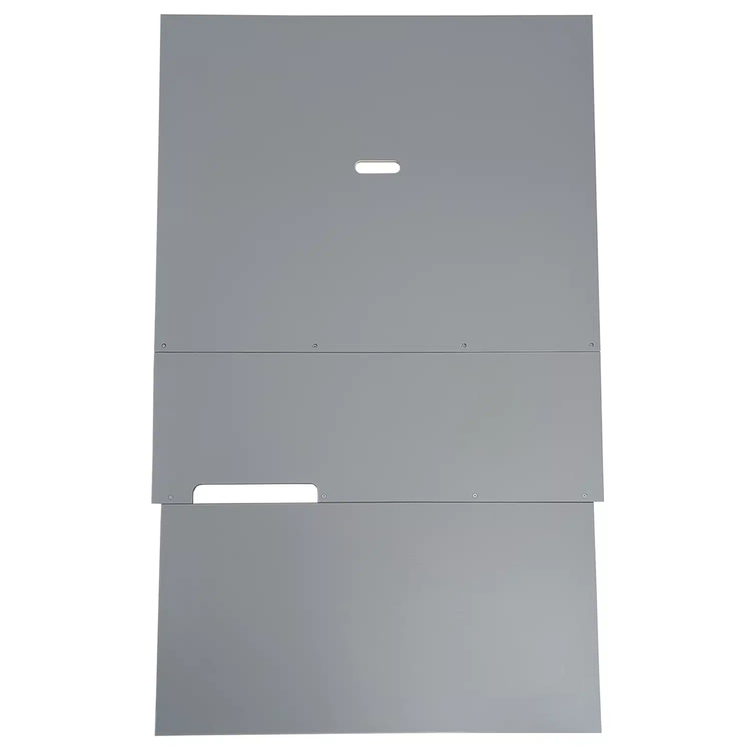 Schlafsystem zur Heckkueche mit Liegeflaeche ohne Matratzen Ansicht von oben