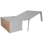 Schlafsystem zur Heckkueche ohne Matratze mit angehobener Liegeflaeche