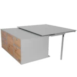 Schlafsystem zur Heckkueche ohne Matratze mit Liegeflaeche im Abbau