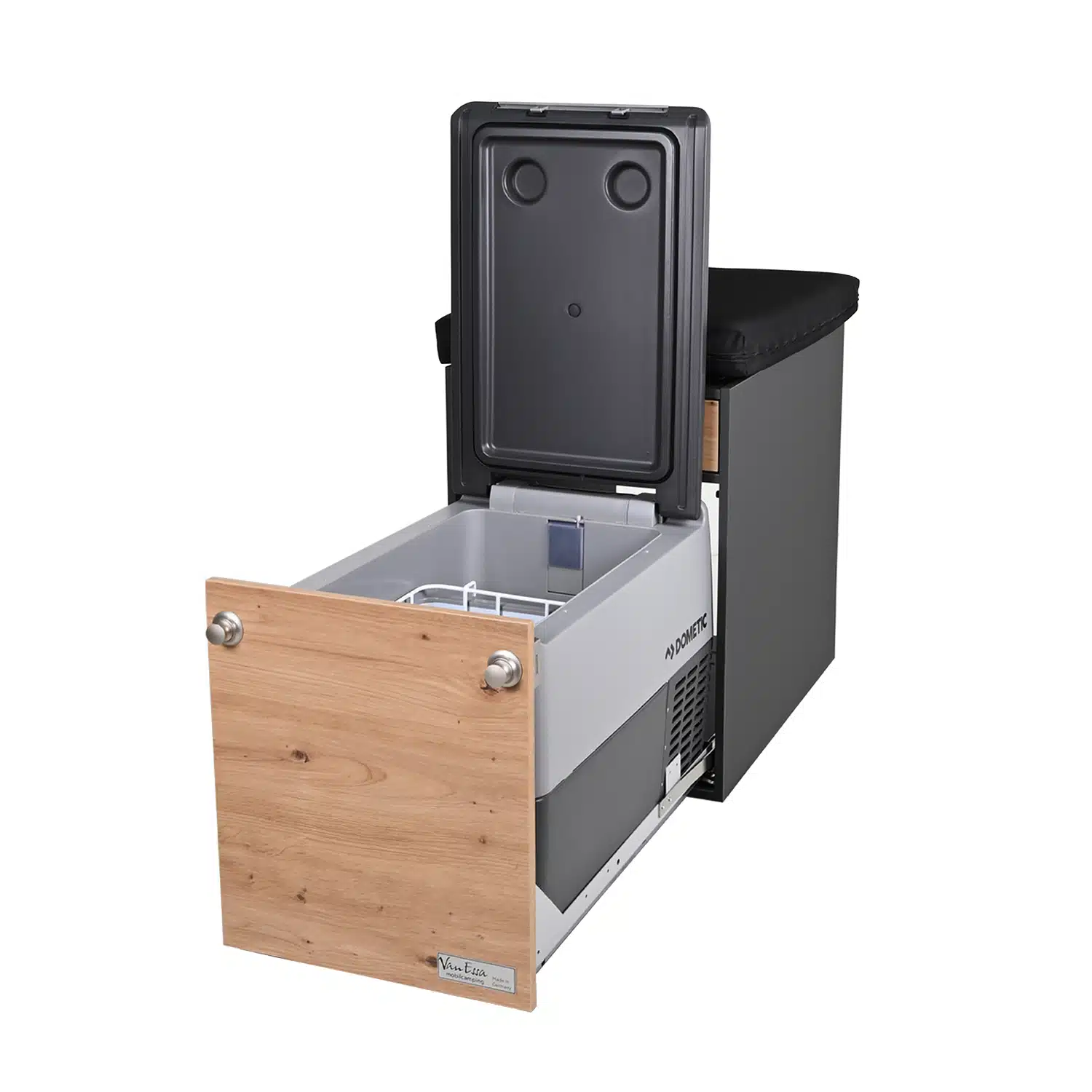 Modulturm Korpus-Graphit Detail Kühlbox-Auszug