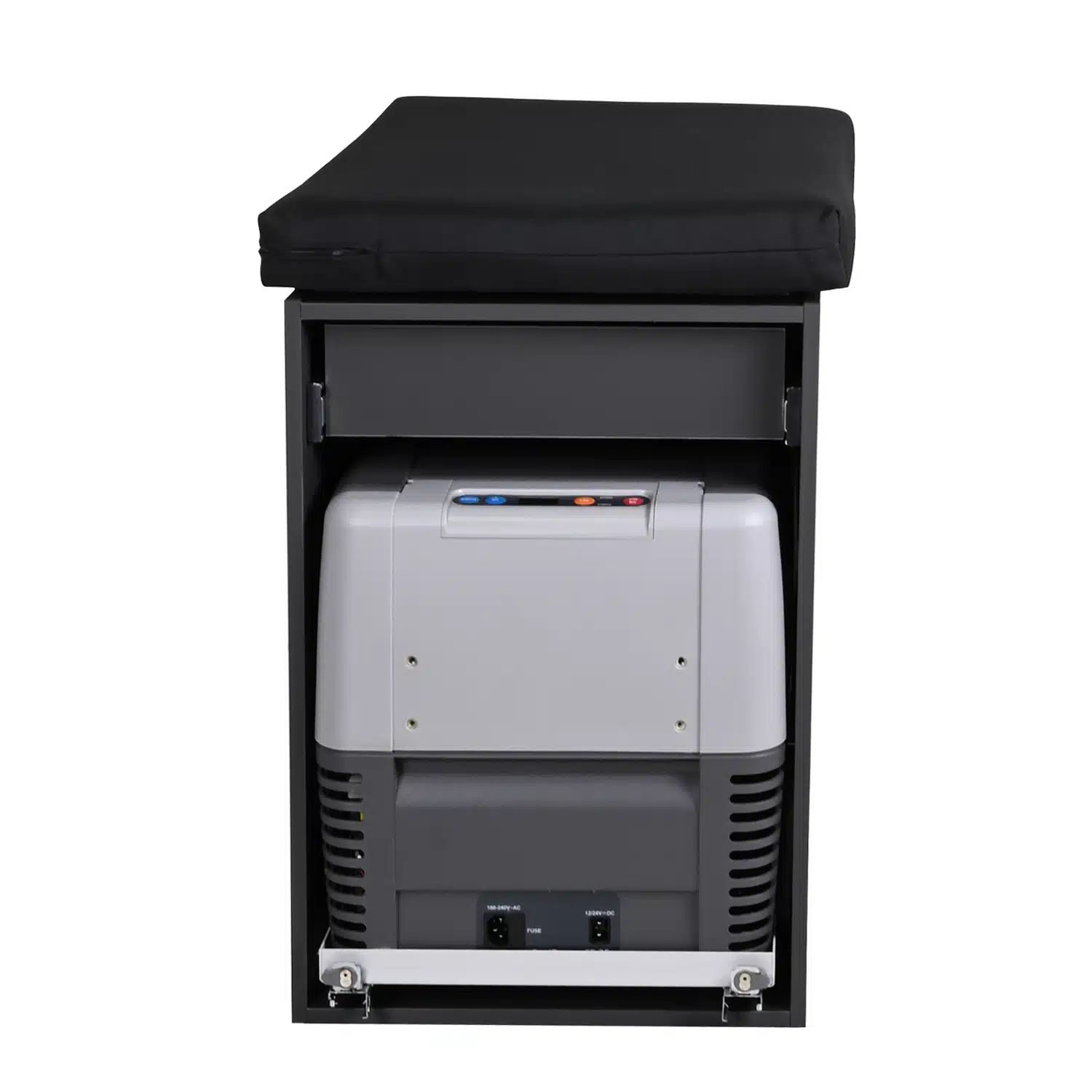 Modulturm Korpus-Graphit Detail Kühlbox-Auszug Rückseite