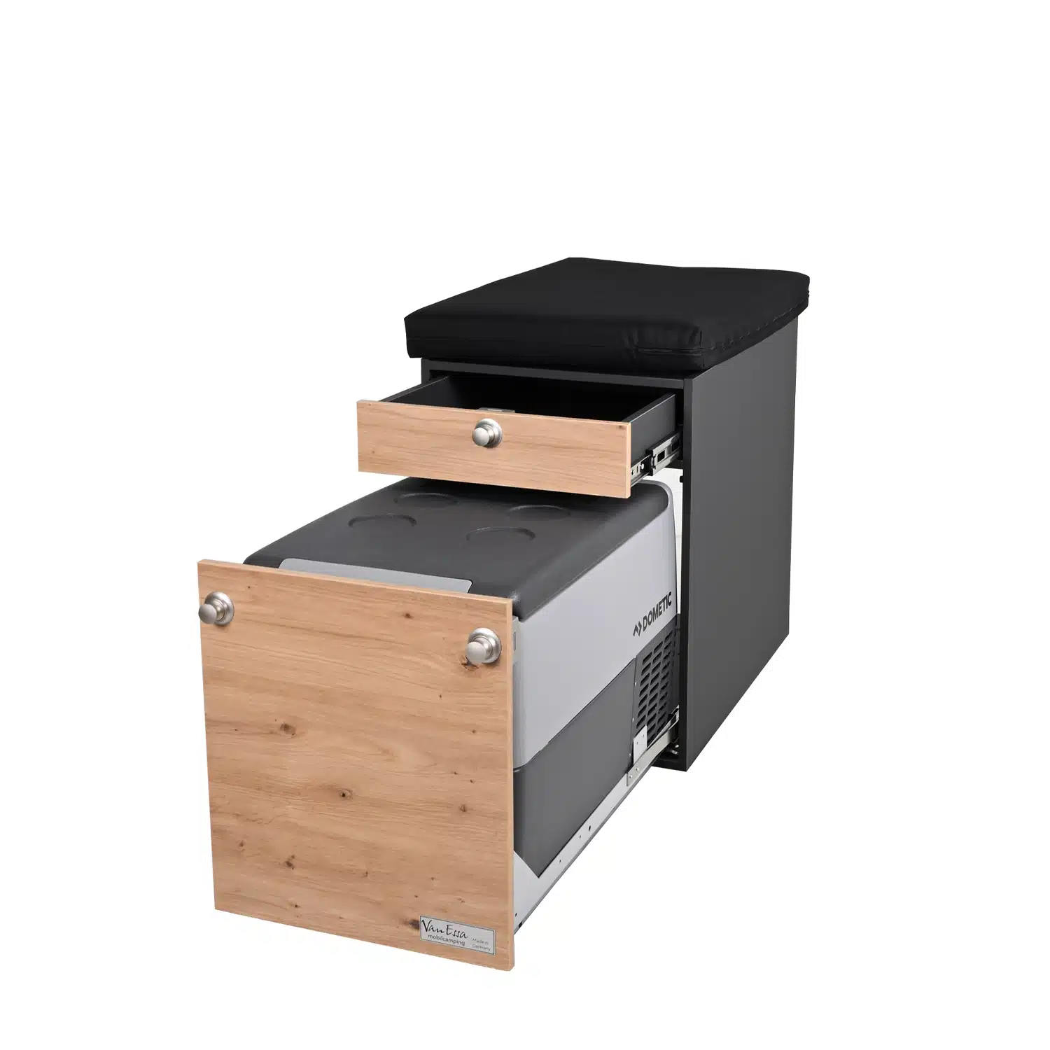 Modulturm Korpus-Graphit Detail Kühlbox-Auszug