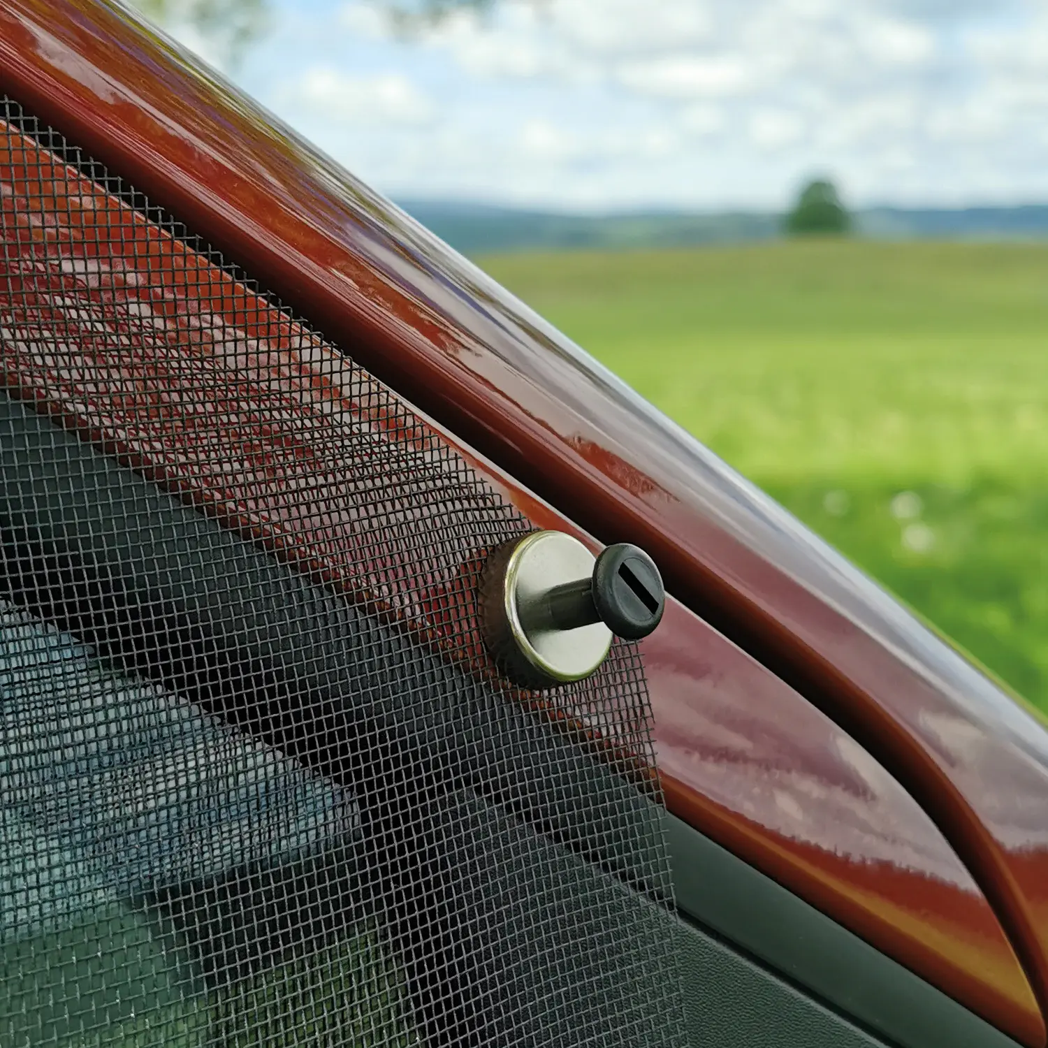 VanEssa mosquito net with magnetic attachment