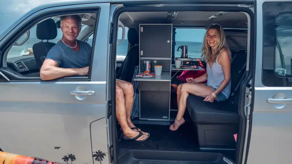 VanEssa in Australia 2016 VW T6 Multivan interior storage module