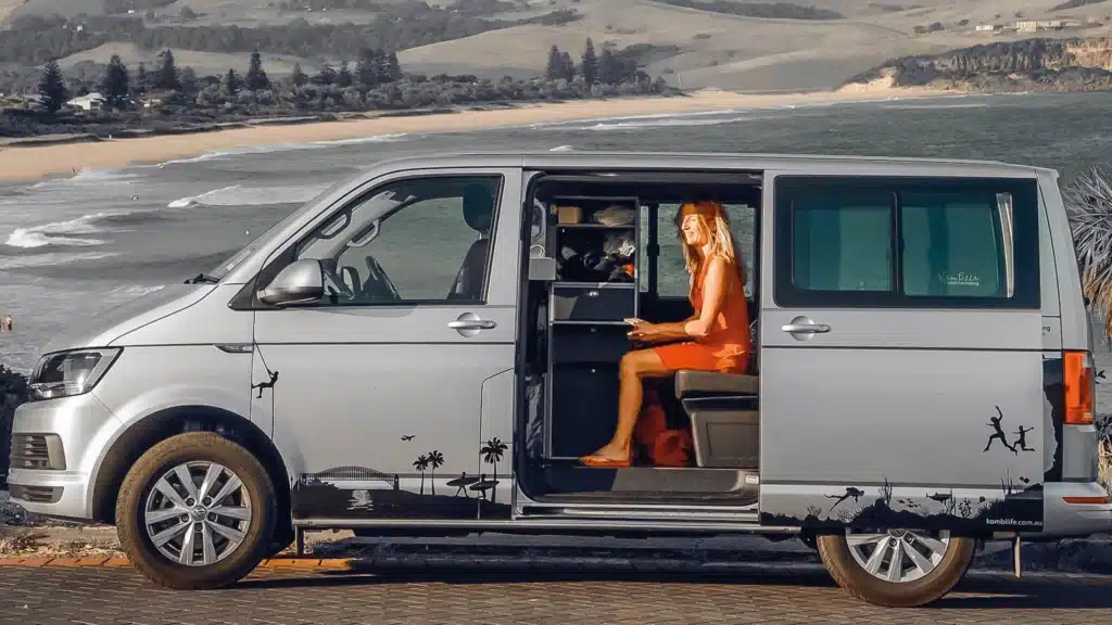 VanEssa in Australia 2016 VW T6 Multivan interior storage module