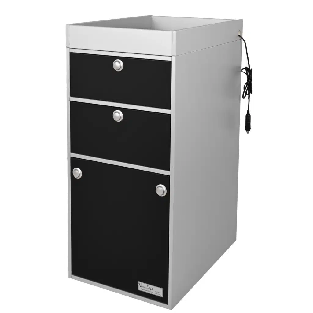 Frontale Ansicht Aufsatzboard für Modulturm in Silber