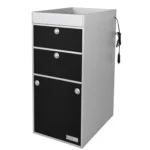 Frontale Ansicht Aufsatzboard für Modulturm in Silber