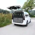 Caddy 5 und Caddy Maxi 5 Heckküche im Packzustand