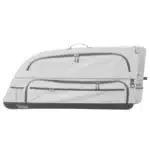 Mercedes Packtasche Vorderseite links hell mit Flasche