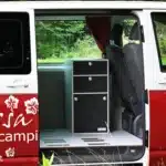 VanEssa fashion tower with WC Silver Black Matt