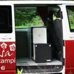 VanEssa fashion tower with WC Silver Black Matt WC open