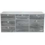 VanEssa rear kitchen for vans height 53 cm body silver decor Bulli