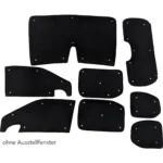 Verdunklung Black Berlingo 3 Rifter Komplettset ohne Ausstellfenster