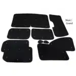 VanEssa thermal mats blackout Black Edition VW Caddy Maxi, Tourneo Grand Connect complete set
